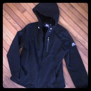 Soft shell all season hooded jacket